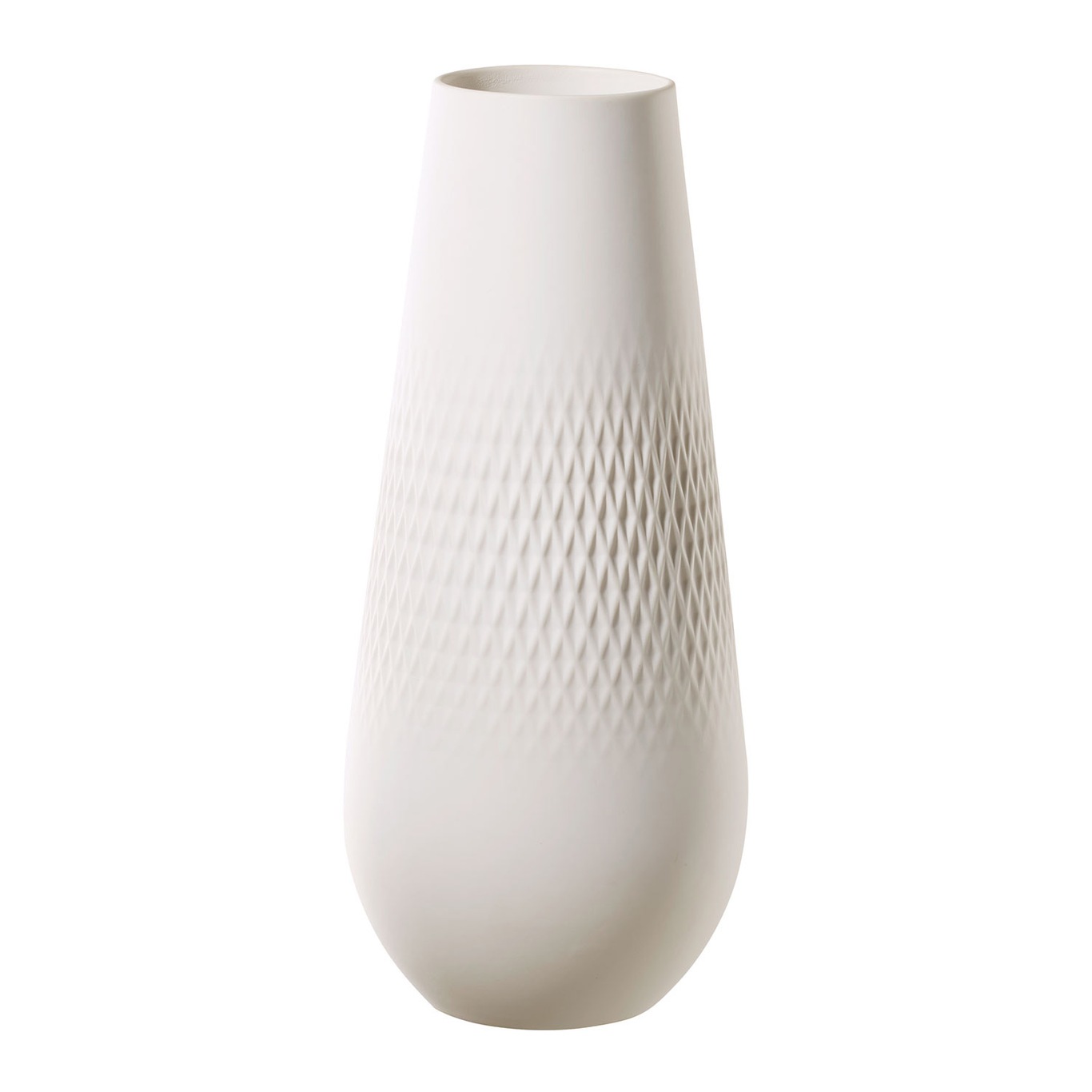 Collier Blanc Vase Carre, High