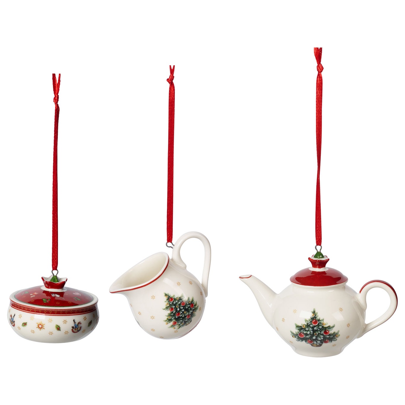 Toy's Delight Christmas Decorations Coffee Set, 3-Pack