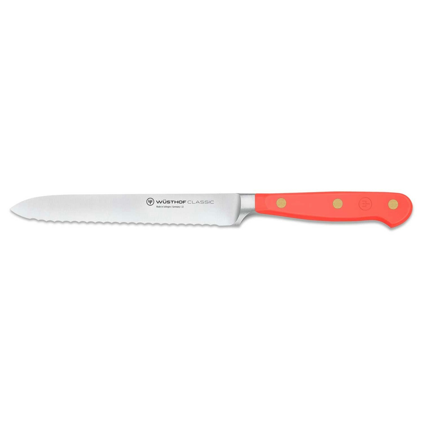 Classic Colour Savtakket Universalkniv 14 cm, Coral Peach